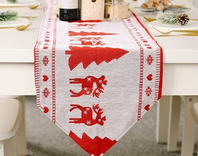 Decorazioni natalizie per decorazioni da tavola in stoffa per maglieria