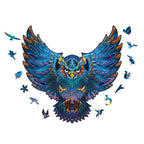 Puzzle 3D con animali in legno