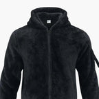 Giacca Teddy da uomo con cerniera e maniche lunghe