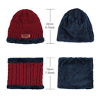 Set cappello invernale con sciarpa