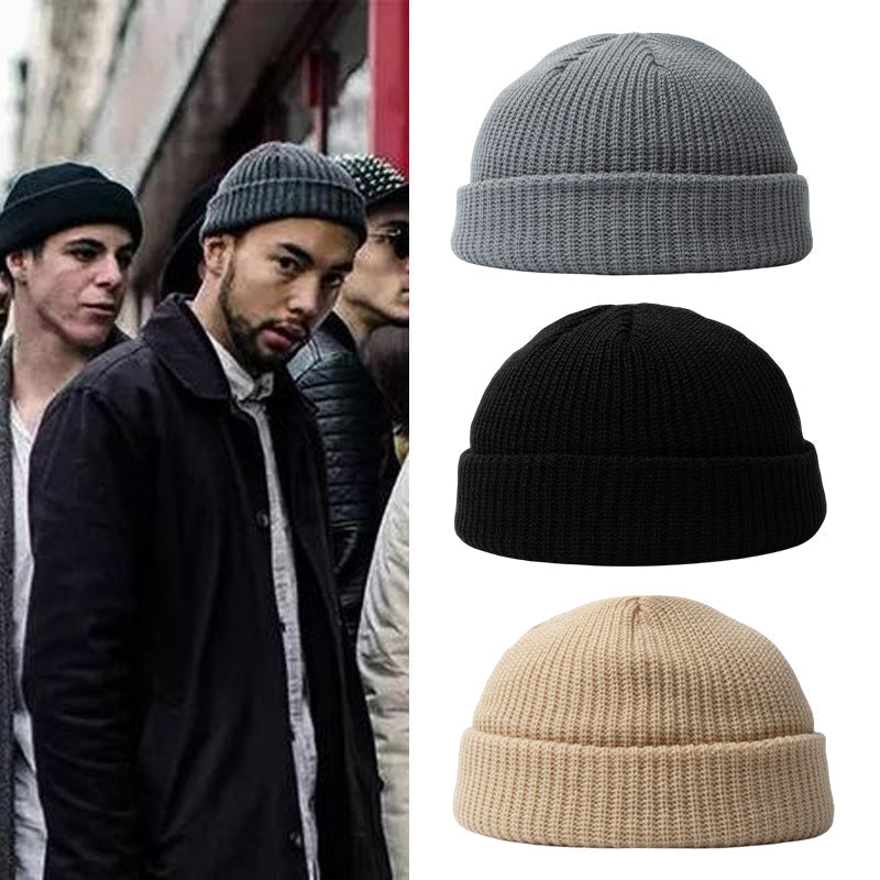 Cappello lavorato a maglia di lana