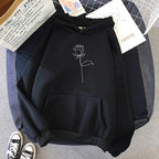 Felpa con cappuccio oversize da donna accogliente: pile rilassato, casual