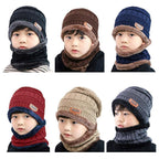 Set cappello invernale con sciarpa