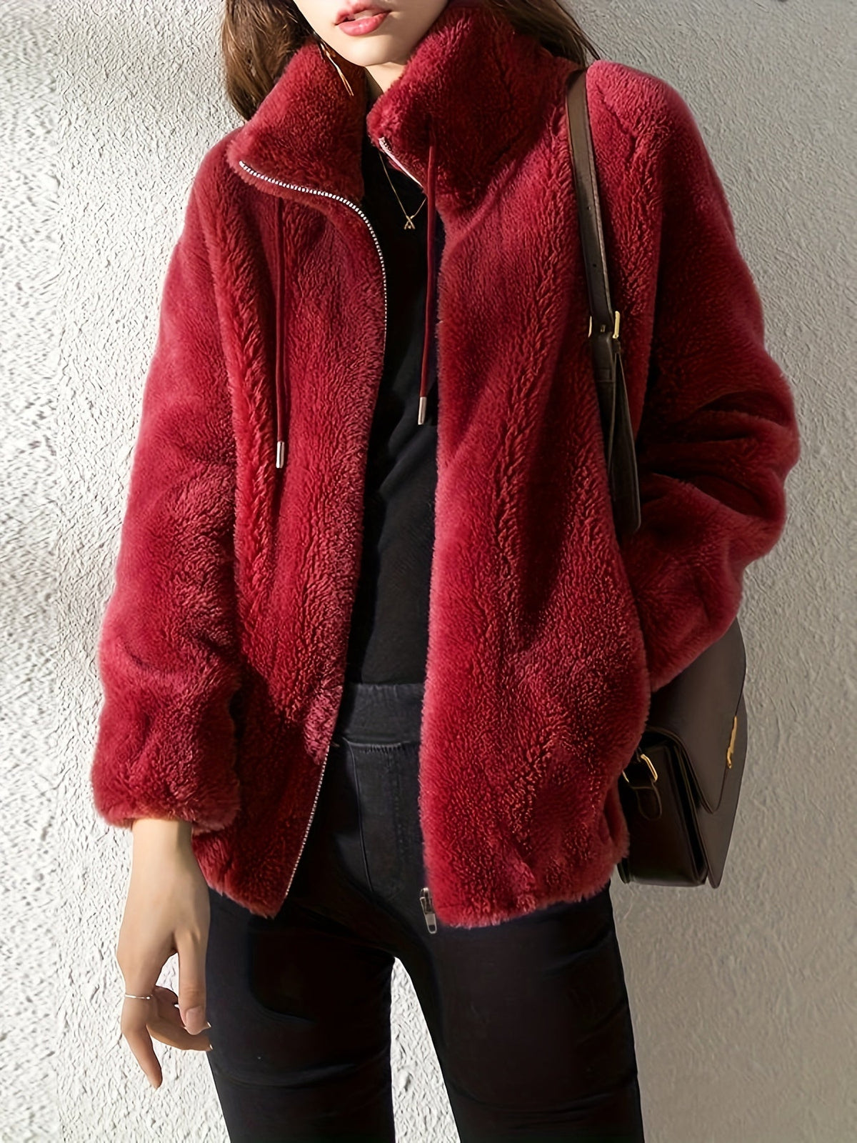 Giacca Fleurie Teddy: comoda ed elegante per le giornate fredde