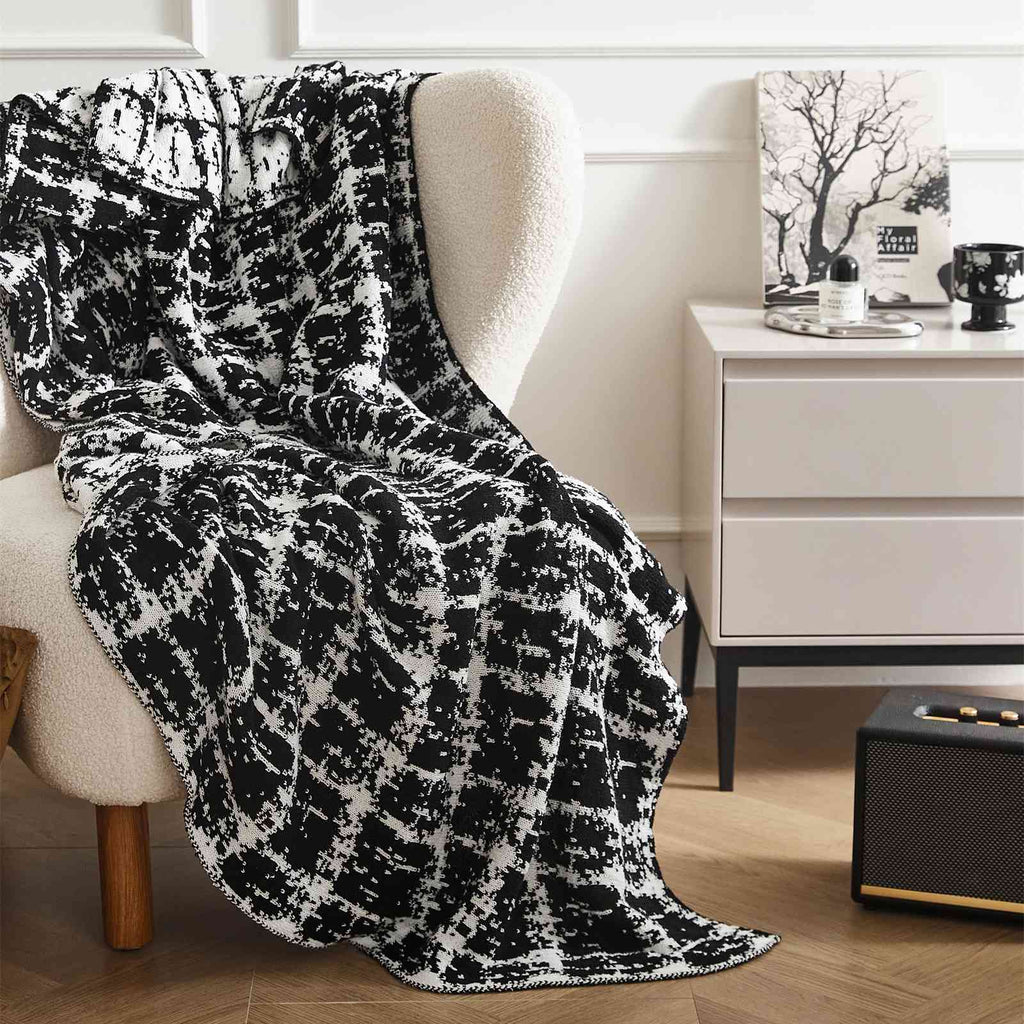 Coperta di lusso lavorata a maglia in lana - Elegante copridivano indossabile per divano letto - Perfetta per la casa, i viaggi e la TV