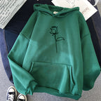 Felpa con cappuccio oversize da donna accogliente: pile rilassato, casual