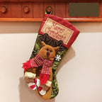 Decorazione natalizia regalo calza di Natale