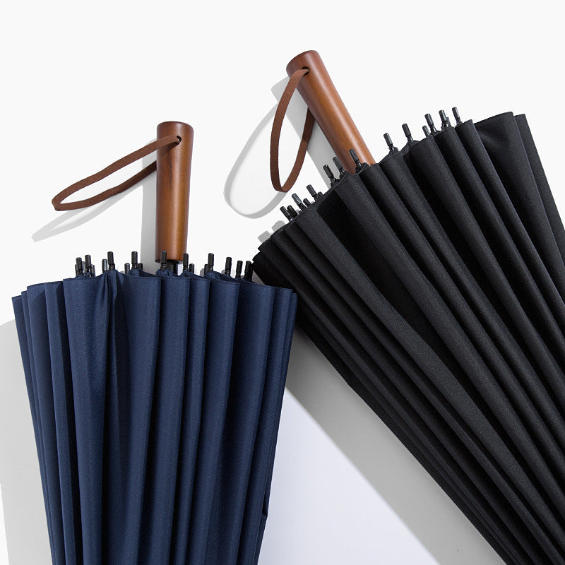 Ombrello pieghevole automatico da donna elegante con design ergonomico e ampia capottina
