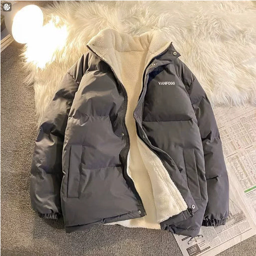 Piumino da donna caldo e rilassato - Invernale in pile oversize