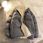 Piumino da donna caldo e rilassato - Invernale in pile oversize