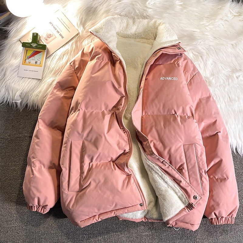 Piumino da donna caldo e rilassato - Invernale in pile oversize