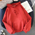 Felpa con cappuccio oversize da donna accogliente: pile rilassato, casual