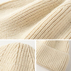 Cappello lavorato a maglia di lana