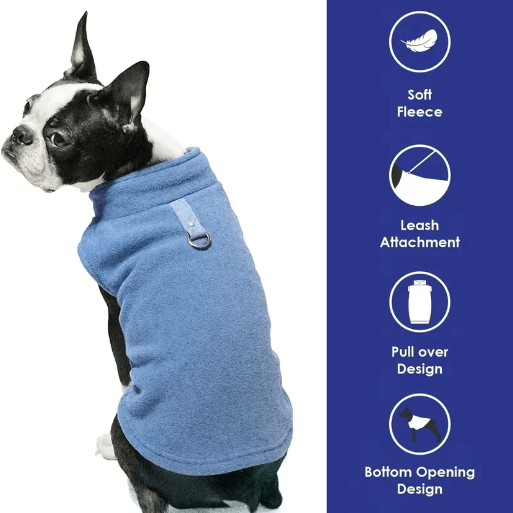 Gilet per cani in pile caldo e accogliente