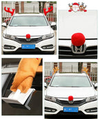 Decorazione divertente di corna di auto di Natale