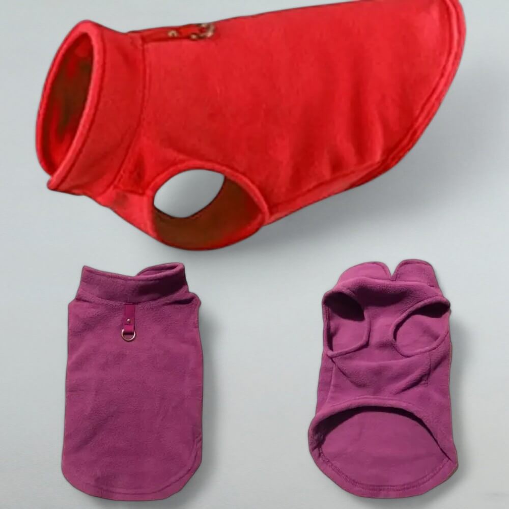 Gilet per cani in pile caldo e accogliente