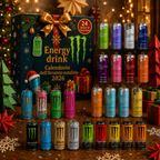 Calendario dell’Avvento Energy Drink, scatola conto alla rovescia di 24 giorni per Natale