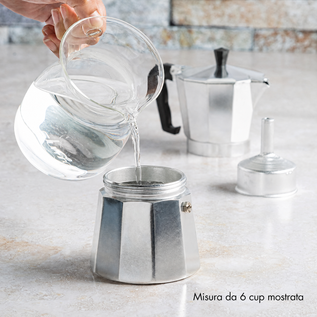 Classica caffettiera espresso da fornello, Moka per caffè all’italiana e alla cubana