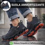 Sneakers ortopediche sportive da uomo con suola di supporto
