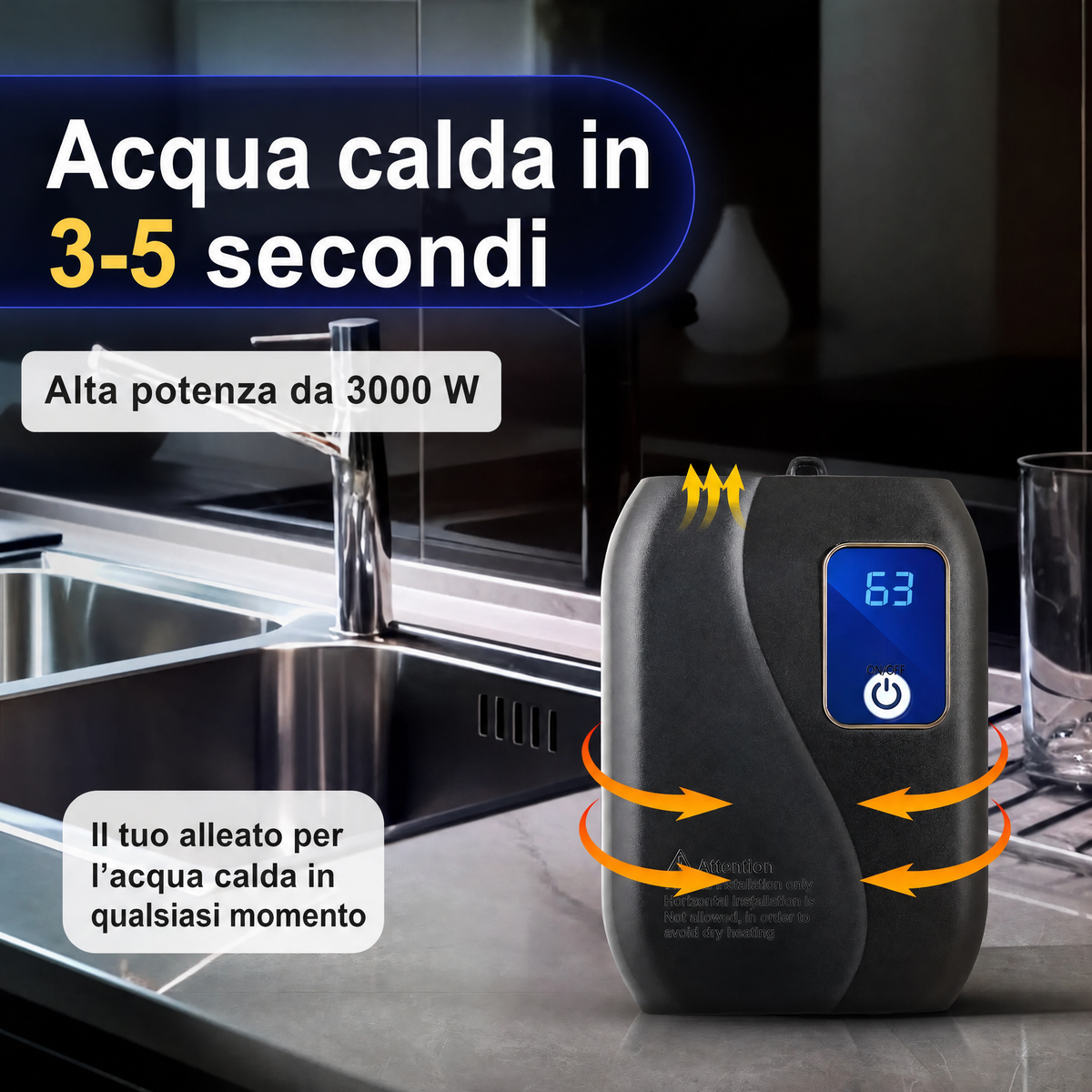 Scaldacqua Istantaneo Senza Serbatoio