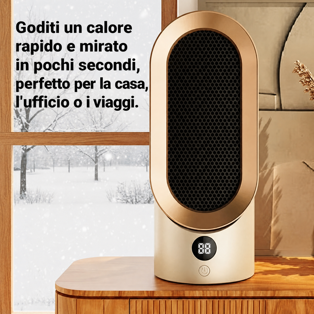 Stufa elettrica a risparmio energetico per stanze piccole