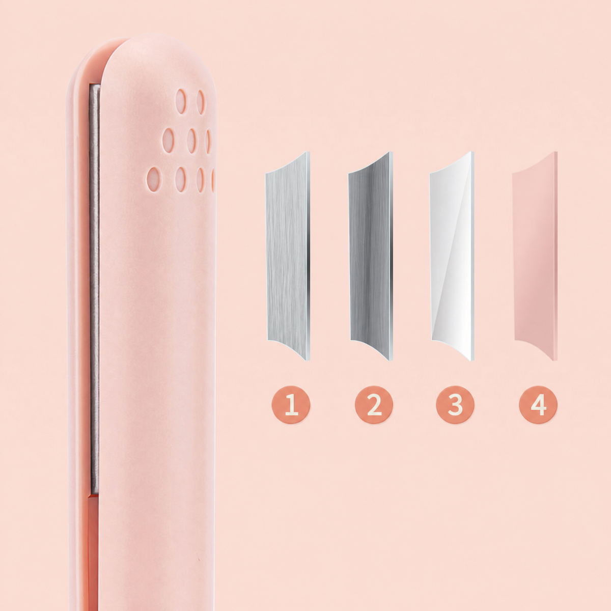 HairFlex – Mini piastra arricciacapelli e lisciacapelli 2-in-1 con rivestimento in ceramica