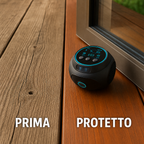 Dispositivo ad ultrasuoni repellente per api e vespe | Senza sostanze chimiche. Copertura a 360° per casa e controllo de