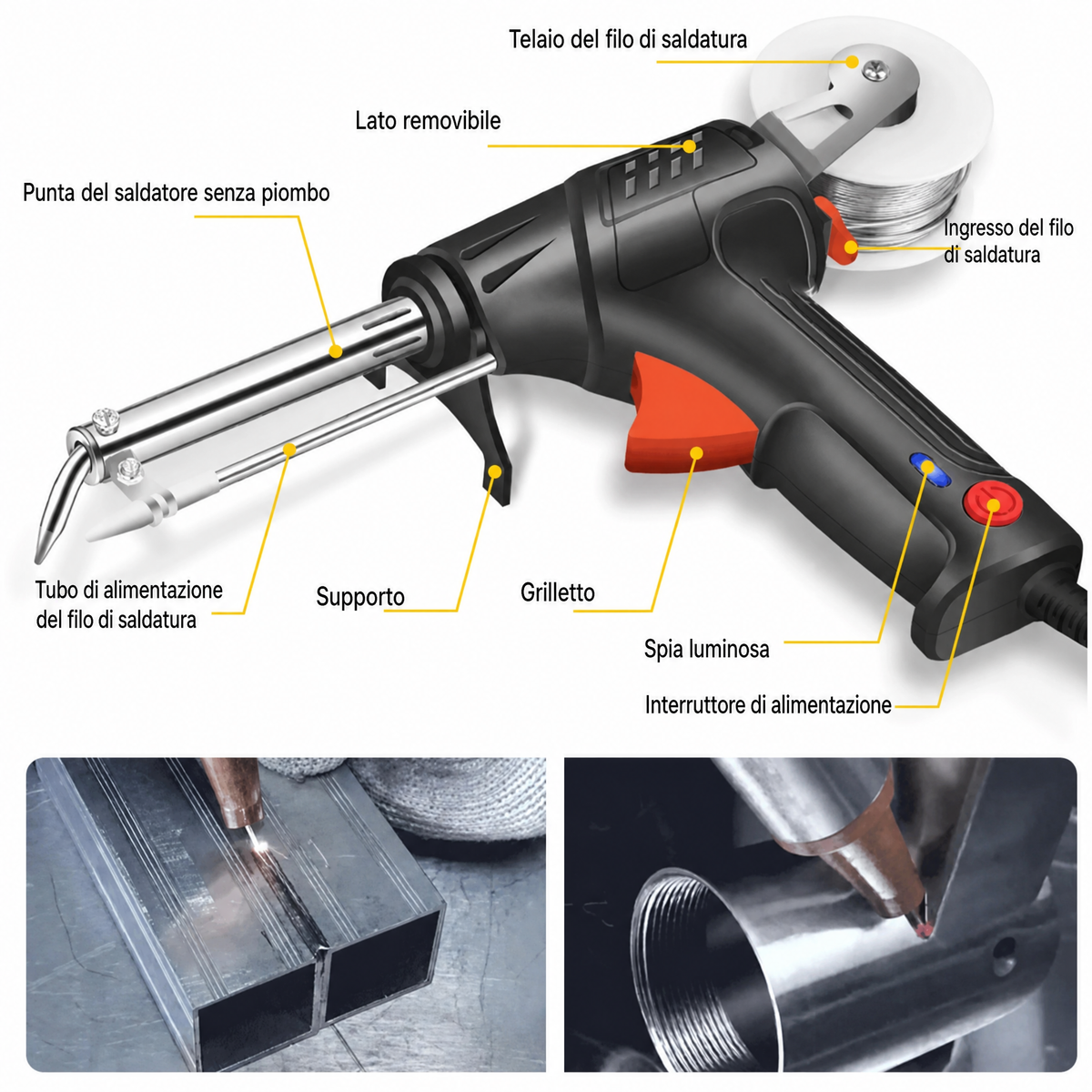 WeldMaster Pro – Saldatura precisa con una sola mano
