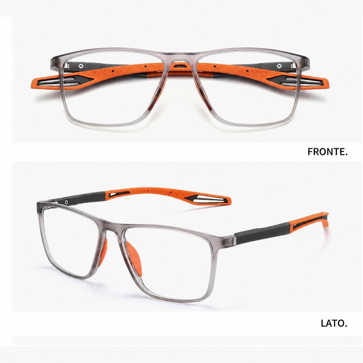 Occhiali sportivi ultra-leggeri antiriflesso luce blu progressivi