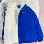 Piumino da donna caldo e rilassato - Invernale in pile oversize
