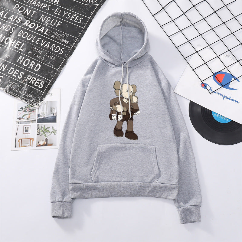 Felpa con cappuccio oversize da donna accogliente: pile rilassato, casual