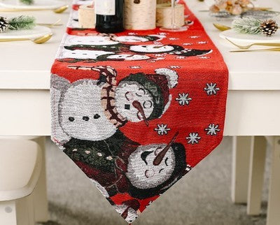 Decorazioni natalizie per decorazioni da tavola in stoffa per maglieria