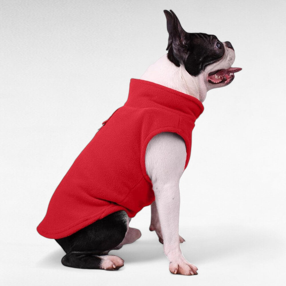 Gilet per cani in pile caldo e accogliente