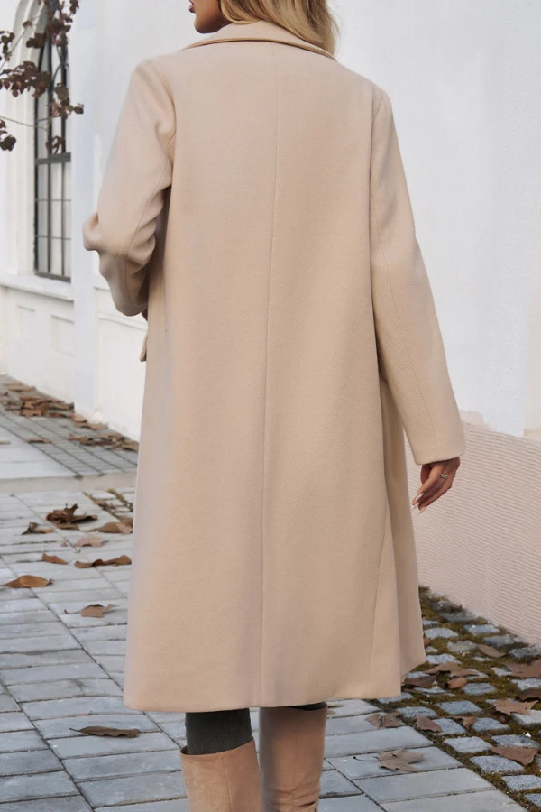Avy - Cappotto invernale lungo sartoriale alla moda da donna