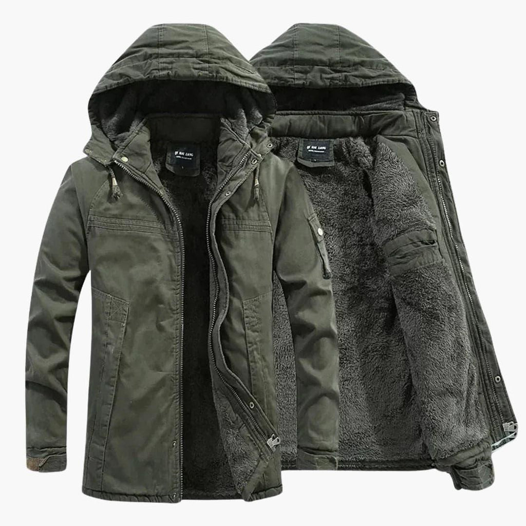 Giacca in pile da uomo calda, accogliente e versatile
