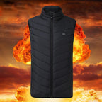 Gilet riscaldato da uomo coibentato