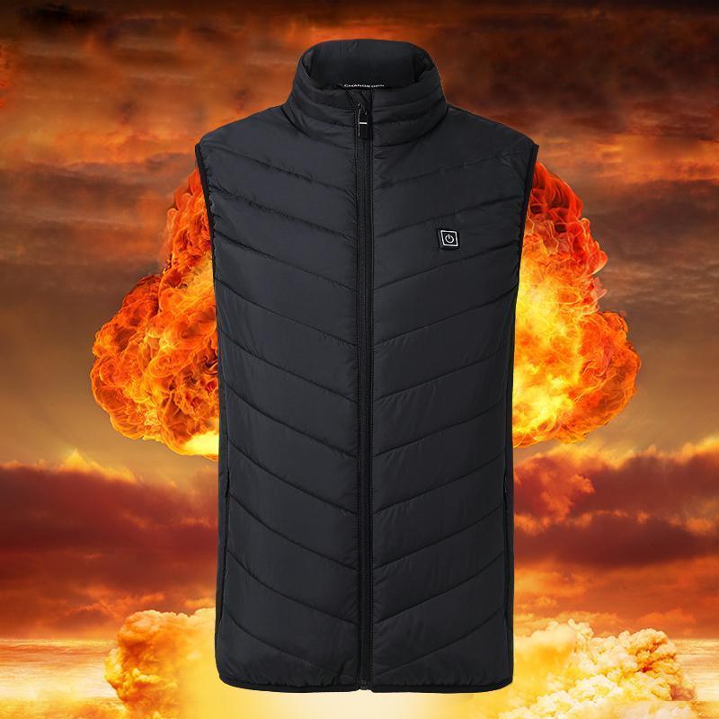 Gilet riscaldato da uomo coibentato