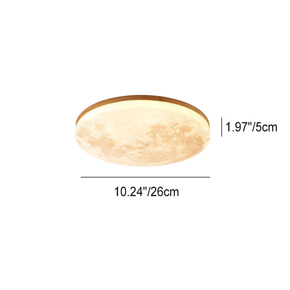 LunaGlow - Lampada da soffitto Moon Lamp con illuminazione LED morbida