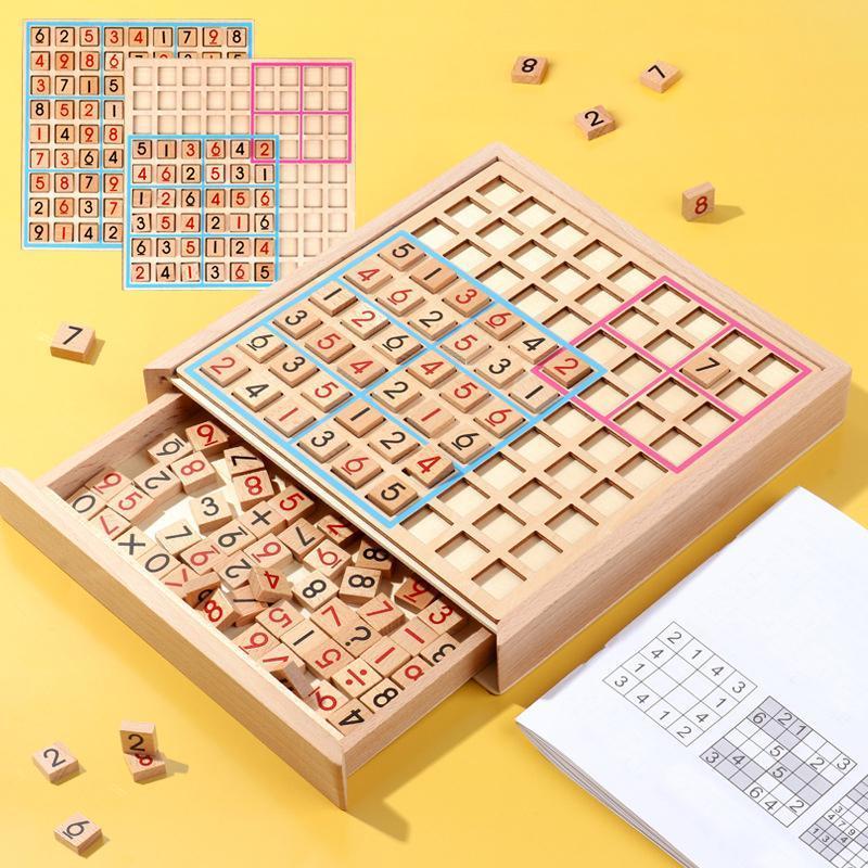 Puzzle Sudoku in legno
