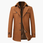 Cappotto classico in lana da uomo. Elegante e caldo per l'inverno