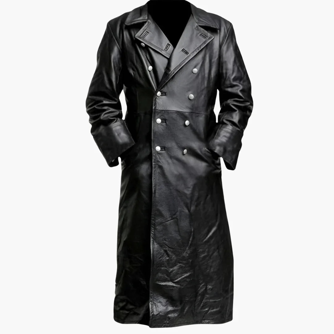 Cappotto da uomo con doppiopetto davanti