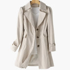 Trench con cappuccio da donna