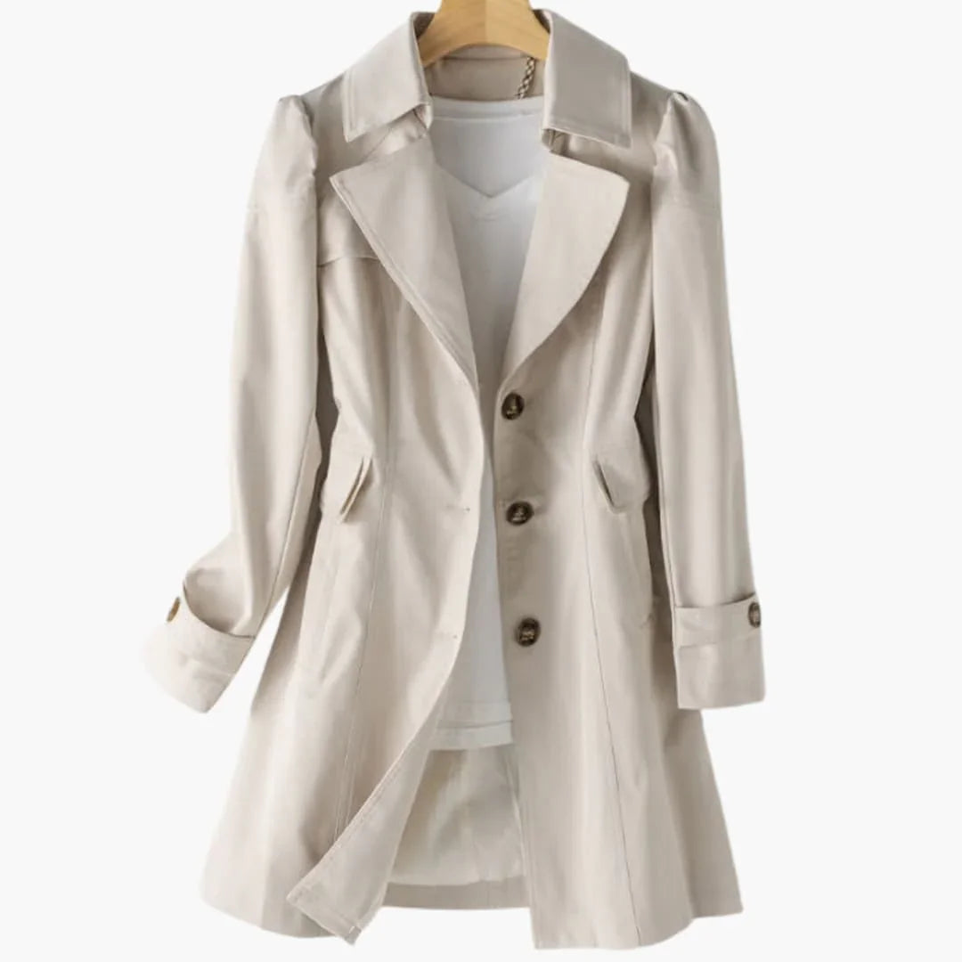 Trench con cappuccio da donna