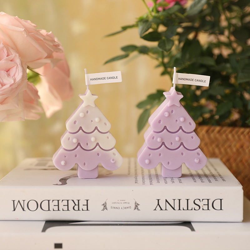 Decorazione candele natalizie, 4 pz