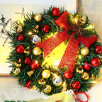 Ghirlanda di Natale Rami Campane Luci natalizie Luci decorative a corda