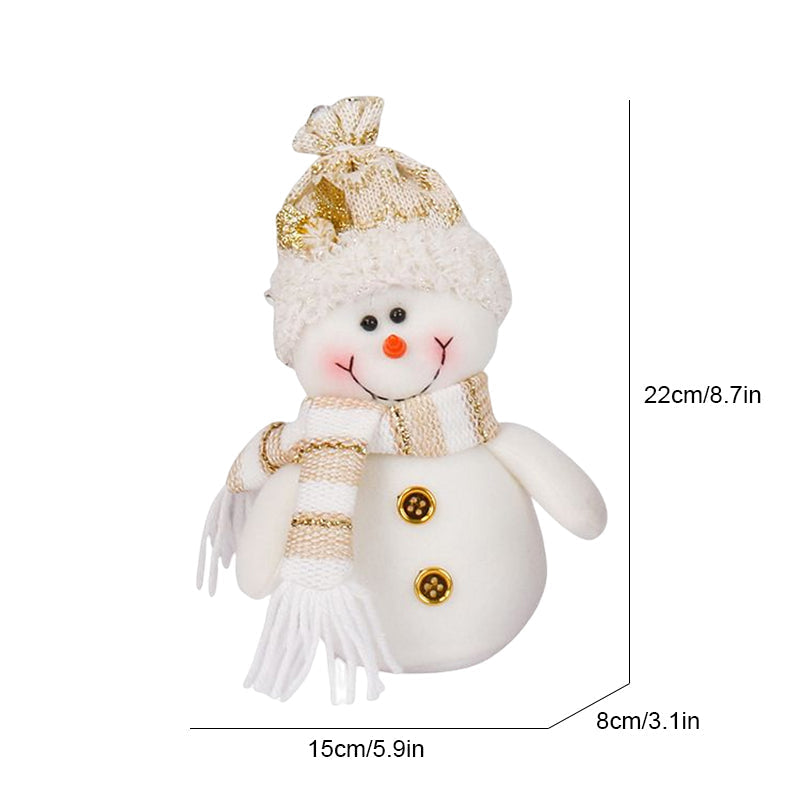 Decorazioni natalizie per pupazzo di neve