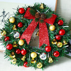 Ghirlanda di Natale Rami Campane Luci natalizie Luci decorative a corda