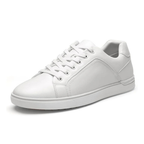 Scarpe stringate in pelle bianca da uomo