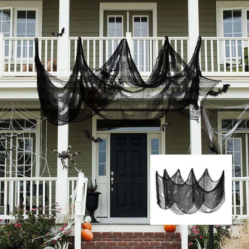 Drappo decorativo per Halloween in tessuto inquietante