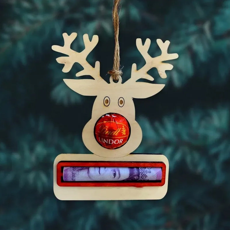 Decorazione di contanti di denaro di Natale